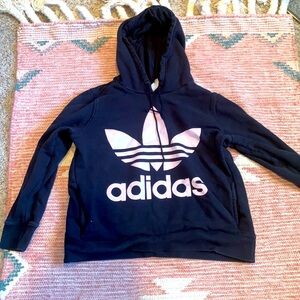 Black/Pink Adidas Hoodie